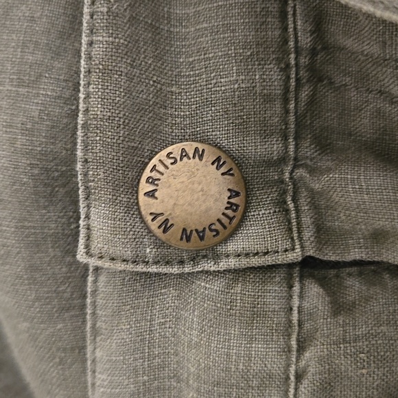 Artisan linen A-line skirt - Picture 10 of 11